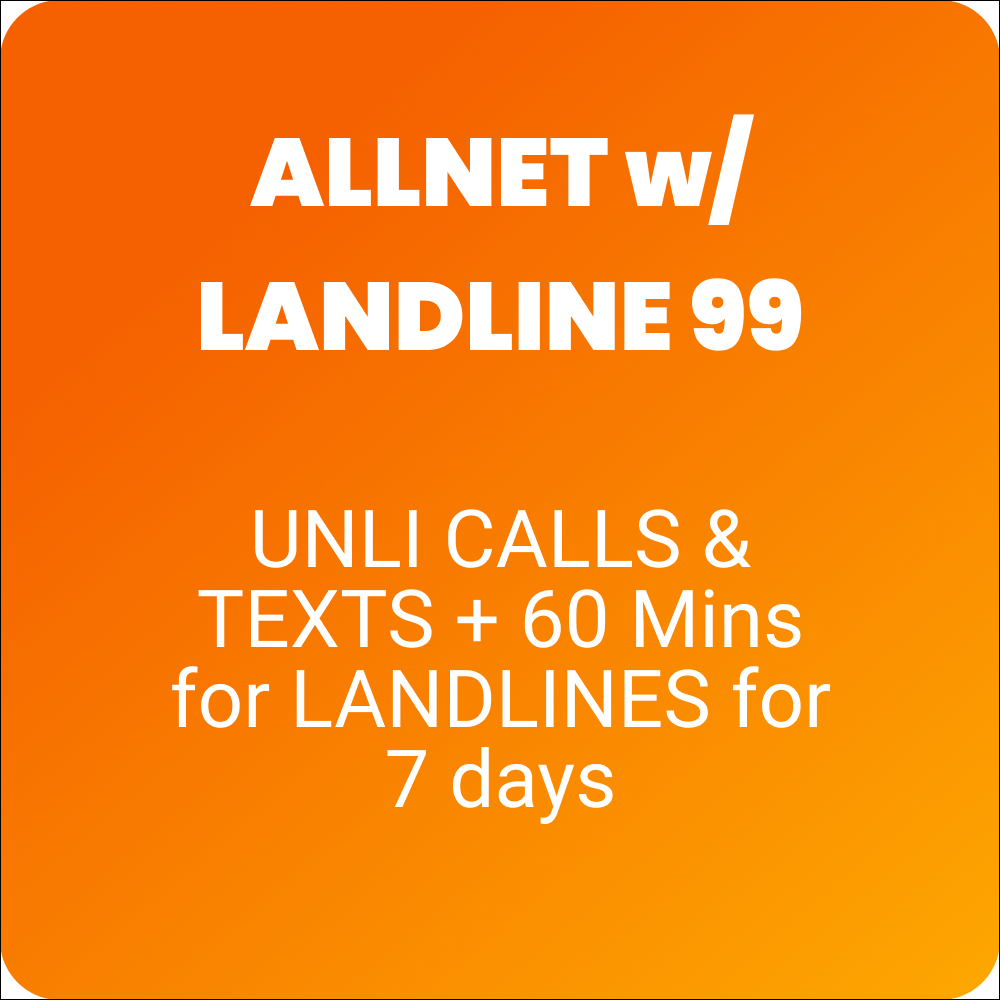 Allnet w/ Landline 99